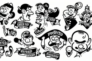 Popeye tattoo idea