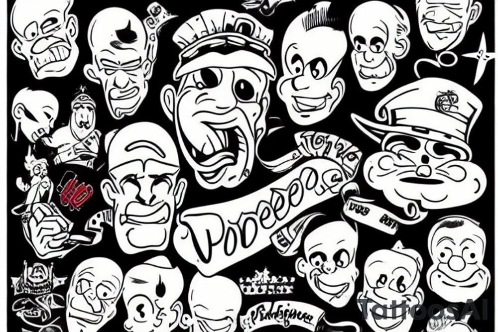 Popeye tattoo idea