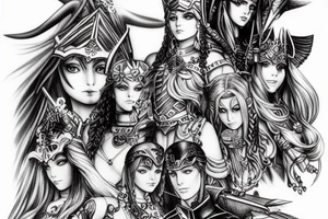 Valkyrie profile tattoo idea