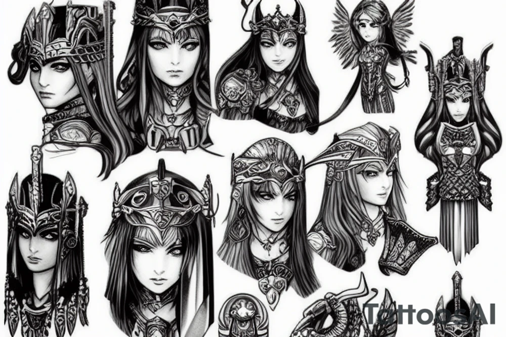 Valkyrie profile tattoo idea