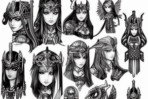 Valkyrie profile tattoo idea