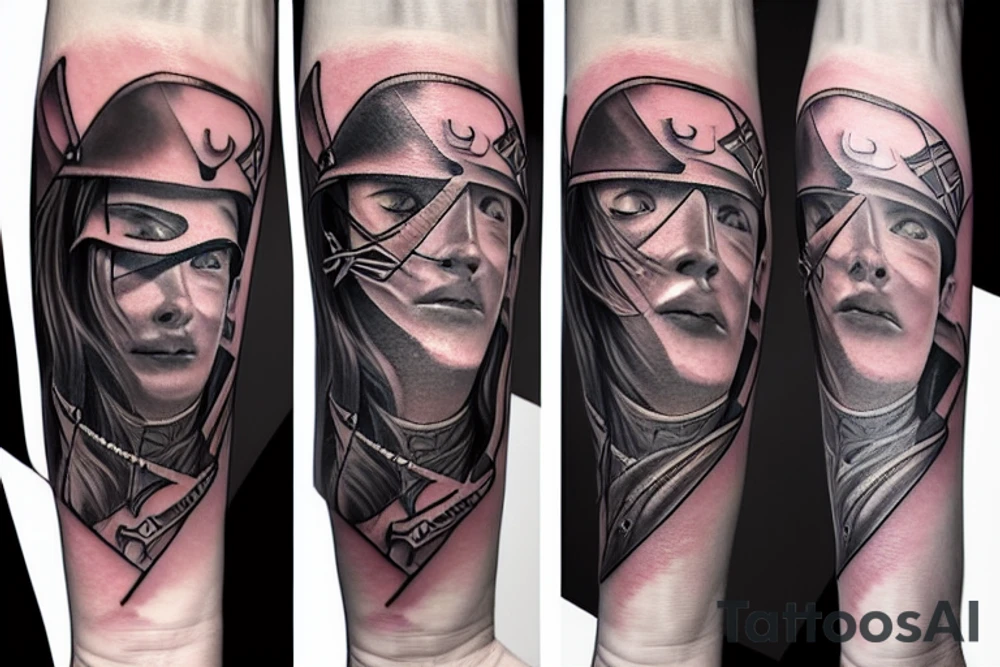 Are and sword tattoo idea