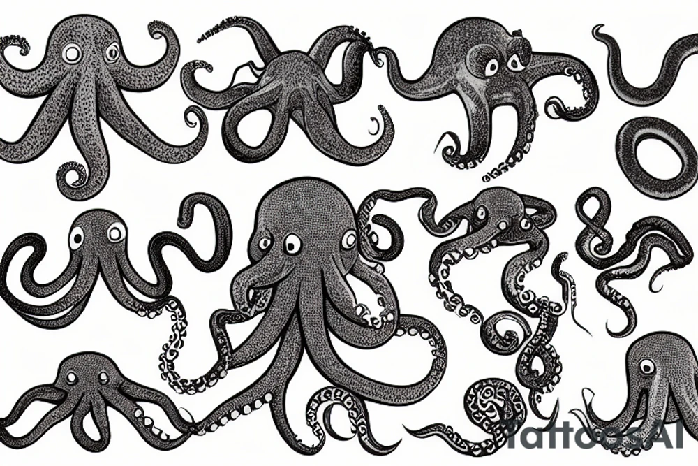 an octopus tattoo idea