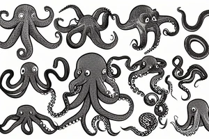 an octopus tattoo idea