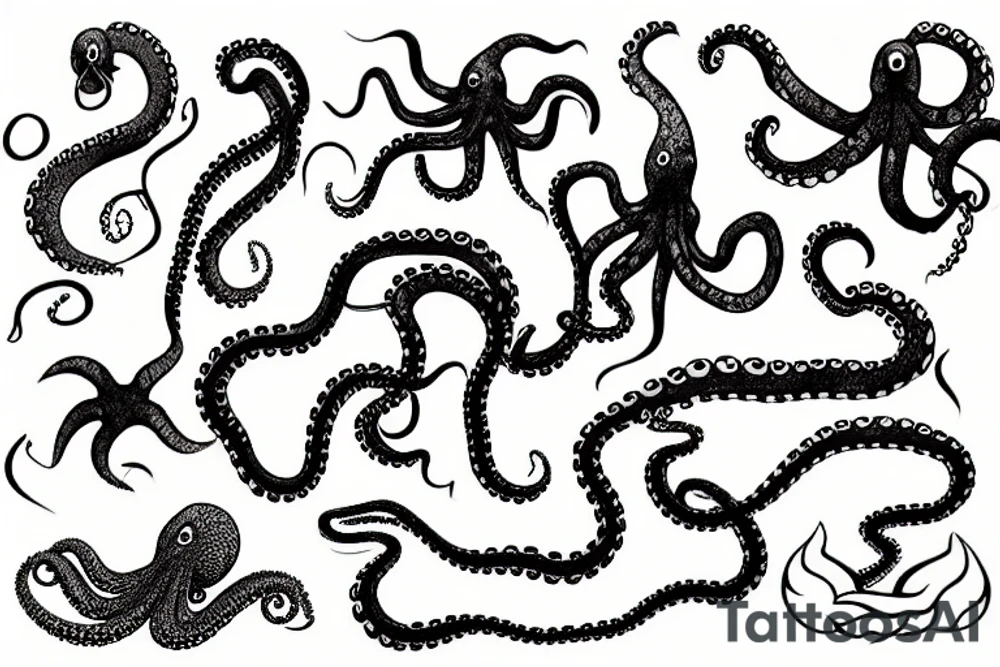 an octopus tattoo idea