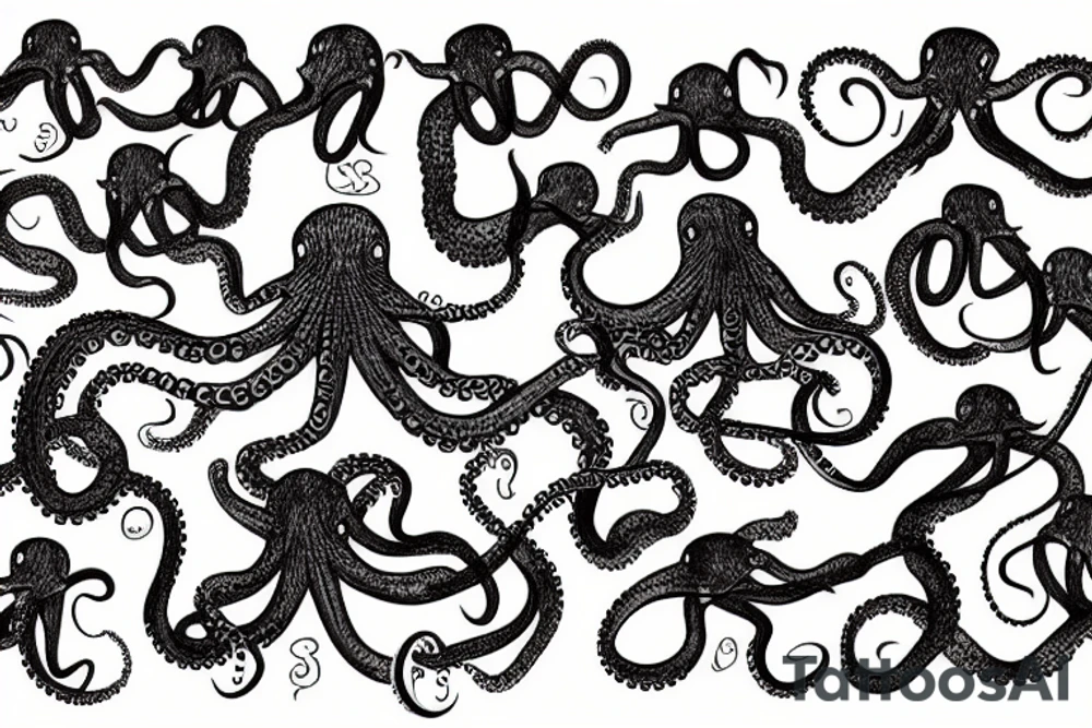 an octopus tattoo idea