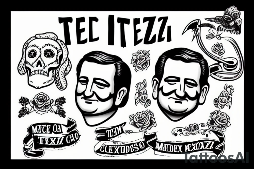 Ted Cruz loves Mexico hates Mexicans tattoo idea