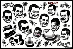 Ted Cruz loves Mexico hates Mexicans tattoo idea