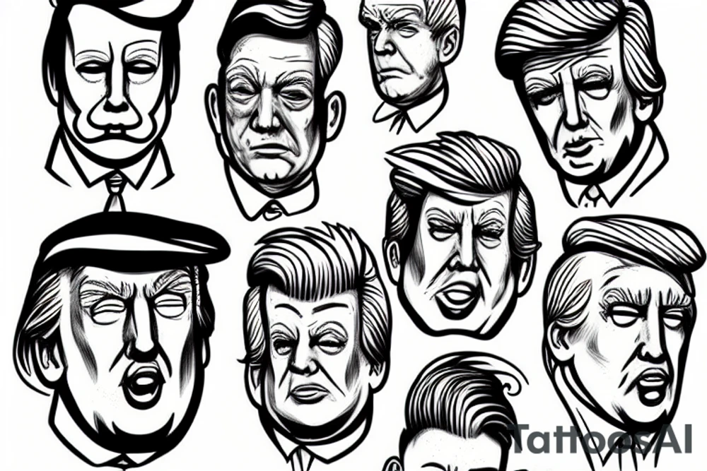 Dumb Donald Trump Goes to Jail tattoo idea