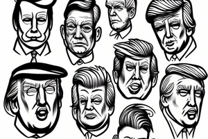 Dumb Donald Trump Goes to Jail tattoo idea