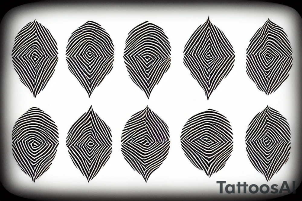 minimal vortex tattoo idea