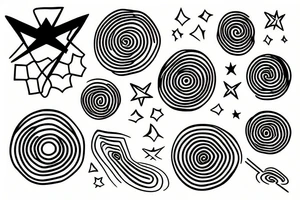 minimal vortex tattoo idea