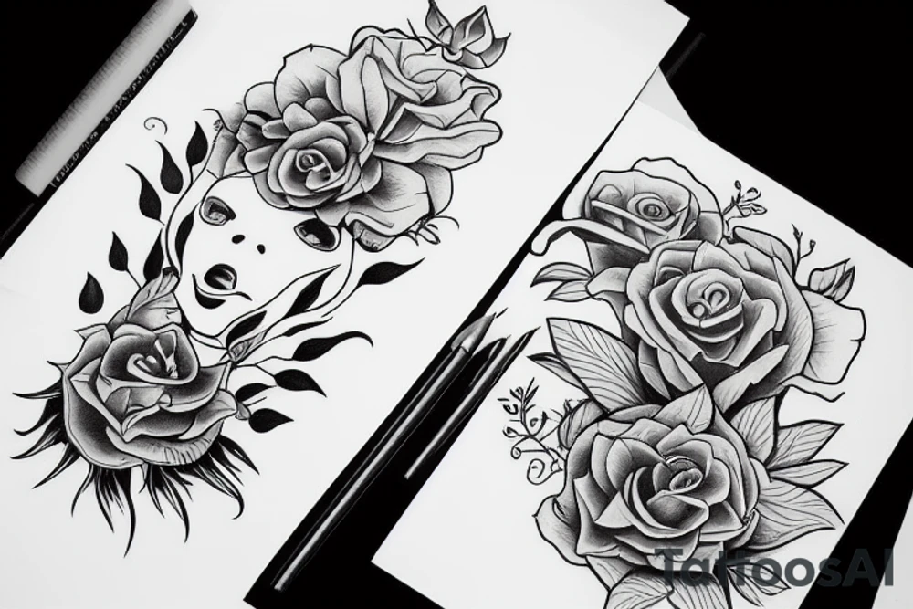 eternal love tattoo idea