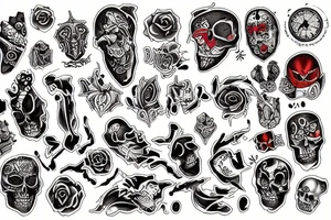 Hanging 6 tattoo idea