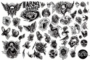 Hanging 6 tattoo idea