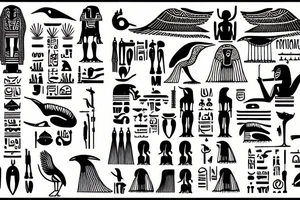 Egyptian cartouche bdsm tattoo idea