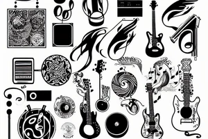 Music tattoo idea