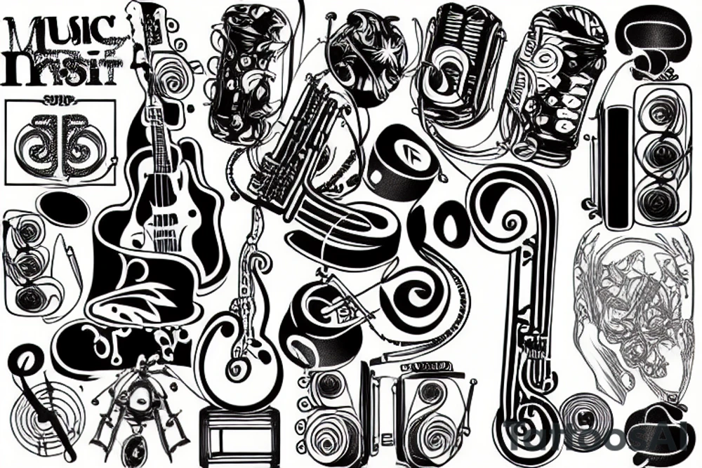 Music tattoo idea