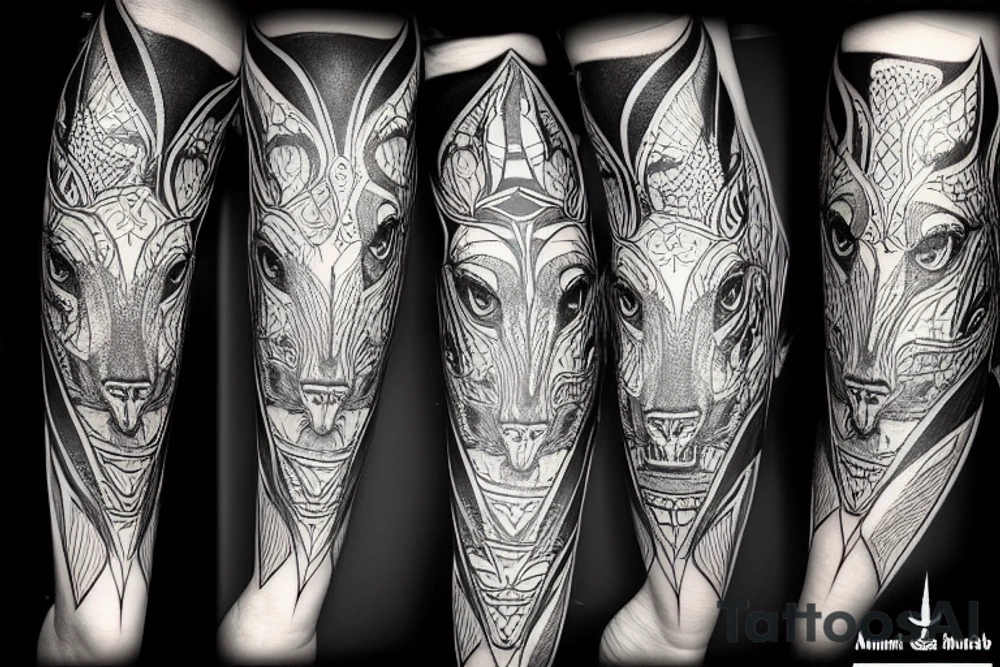 Anubis tattoo idea
