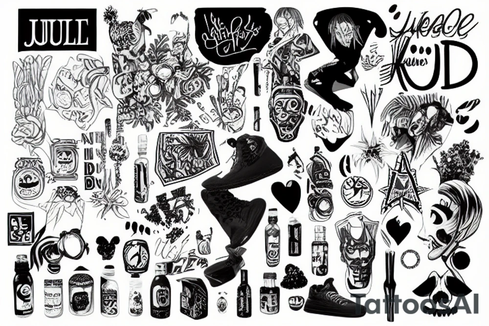 Juice wrld tattoo idea