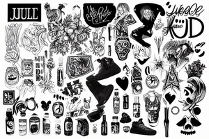 Juice wrld tattoo idea