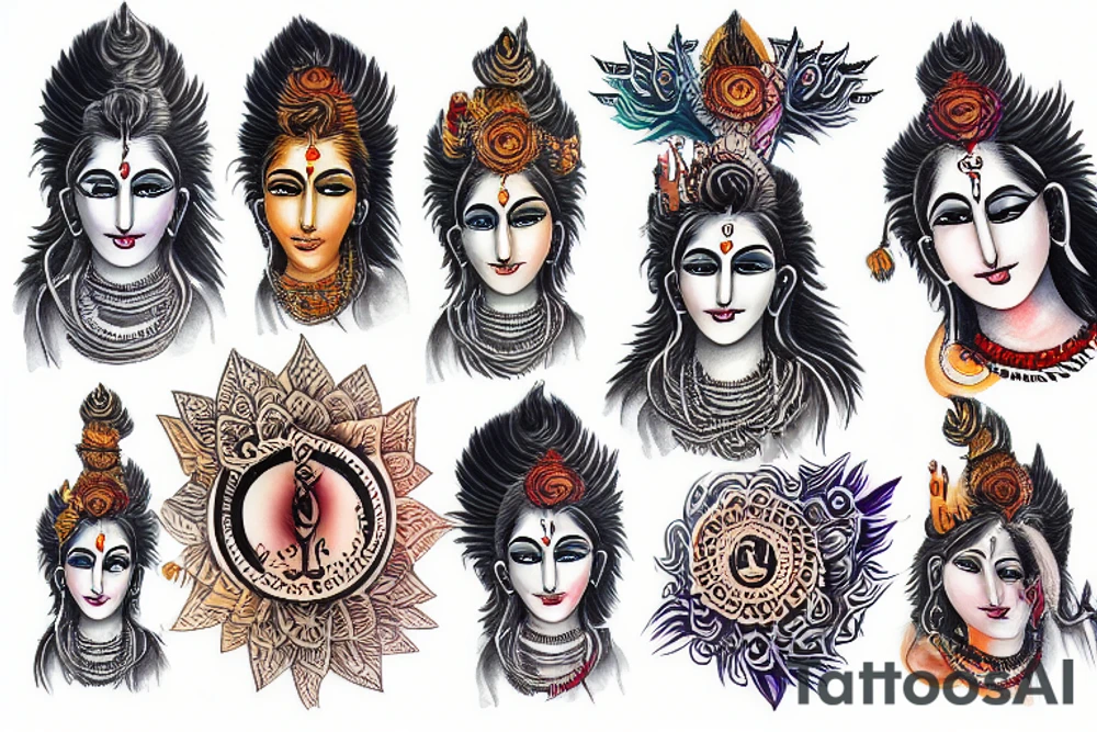 lord Shiva tattoo idea