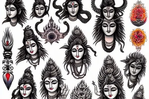 lord Shiva tattoo idea