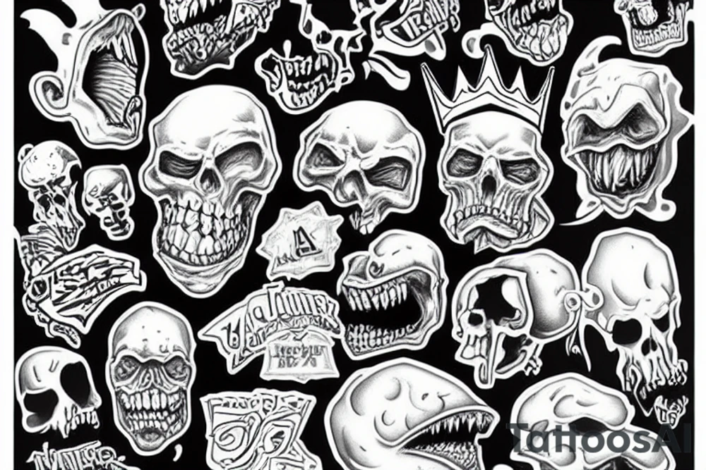 monster hail to king tattoo idea