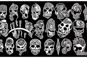 The war, the bombs, the guns tattoo idea
