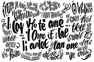 My favorite quote "I'll be gone in a day or two" wrapping around my body tattoo idea