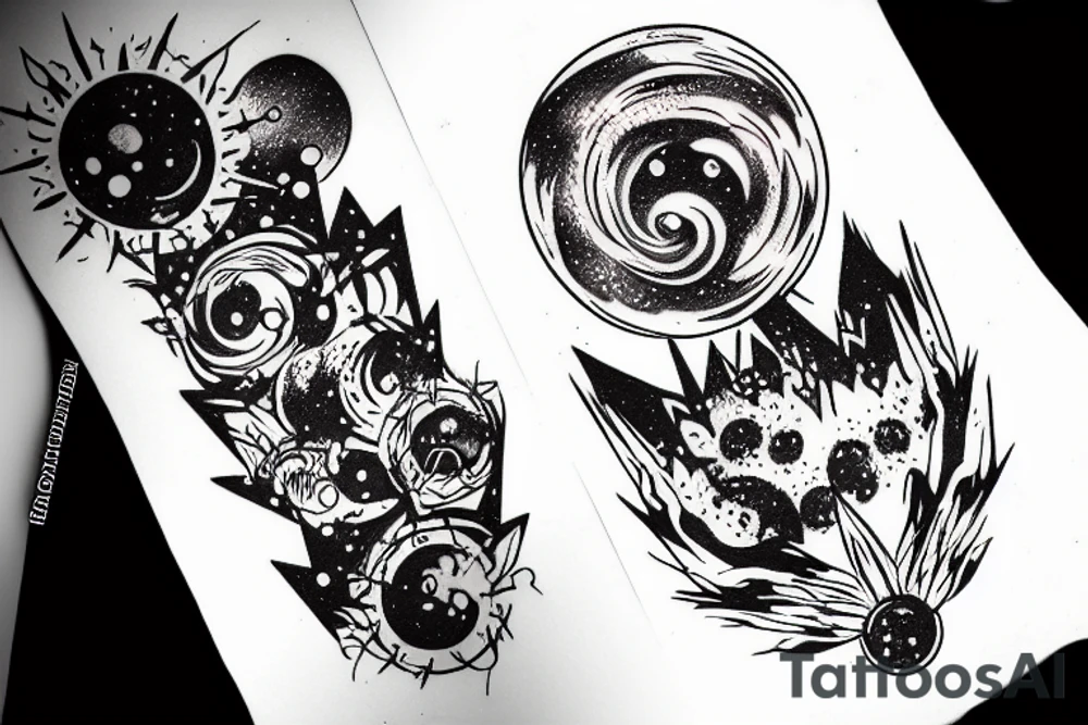 Outer Wilds Nomai nebula tattoo idea