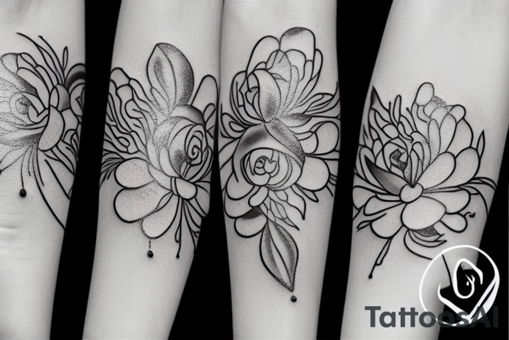 flower tattoo idea