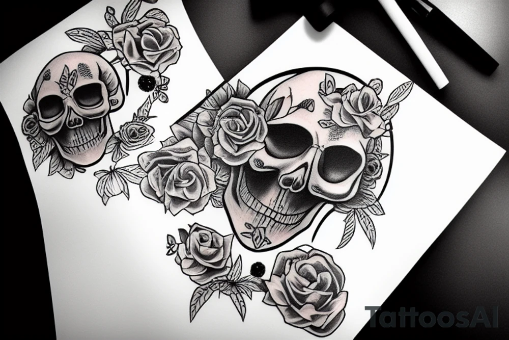 skull tattoo idea
