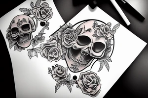 skull tattoo idea