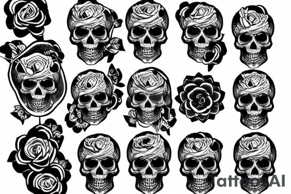 skull tattoo idea