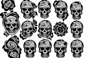 skull tattoo idea
