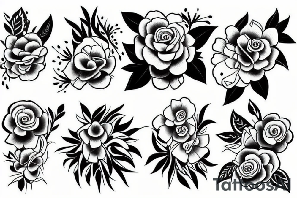 flower tattoo idea