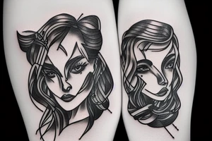 ligature tattoo idea