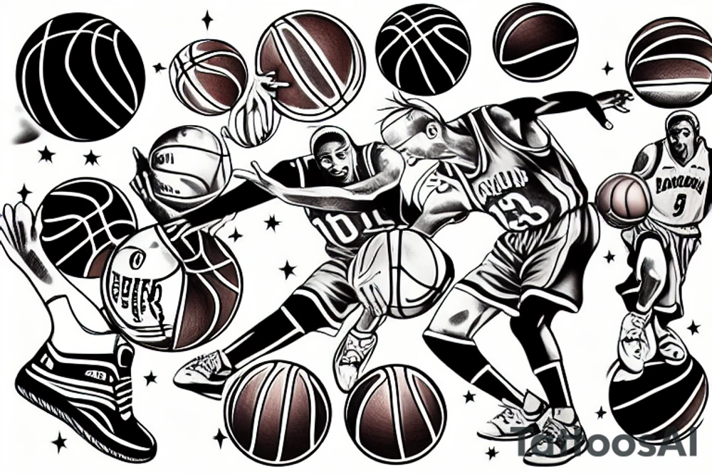 Basketball tattoo idea