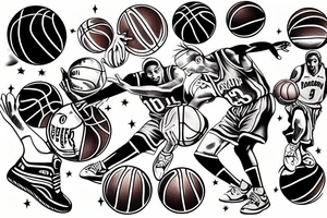 Basketball tattoo idea