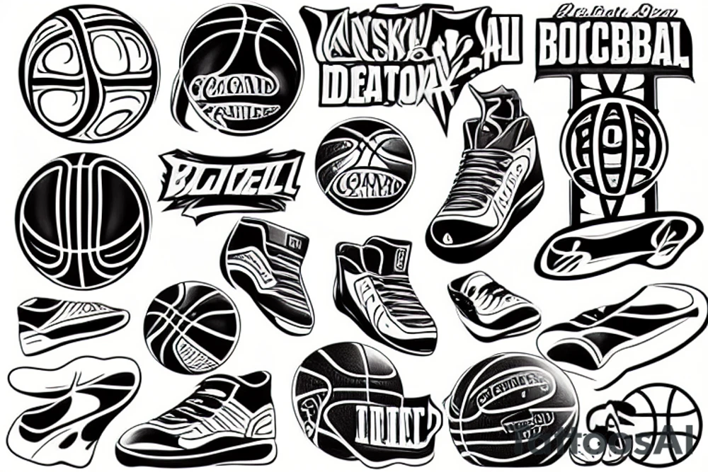 Basketball tattoo idea