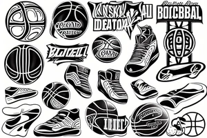 Basketball tattoo idea