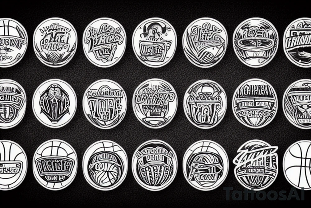 Basketball tattoo idea