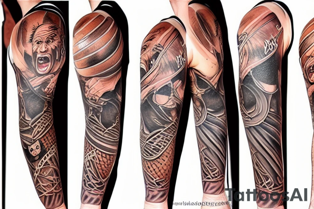 Basketball tattoo idea