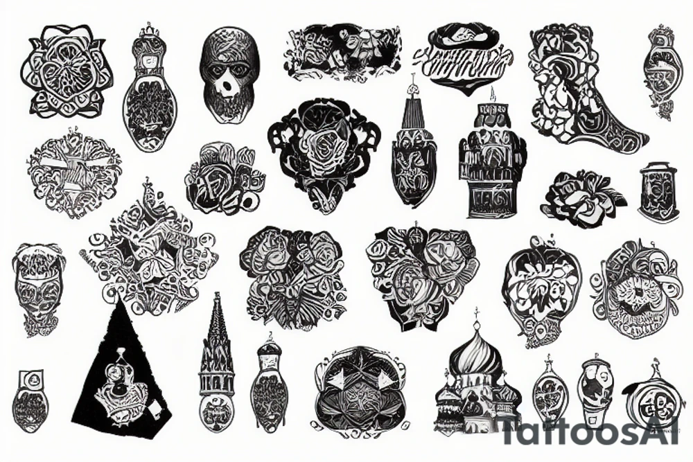 russia tattoo idea