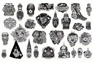 russia tattoo idea