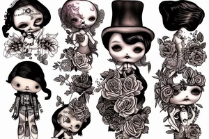 doll joints tattoo idea