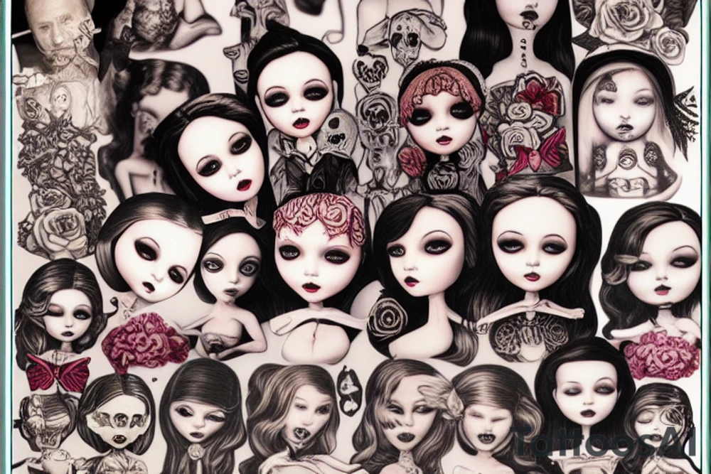 doll joints tattoo idea