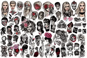 doll joints tattoo idea
