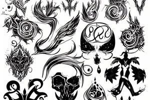 Arcane shimmer nightmare tattoo idea